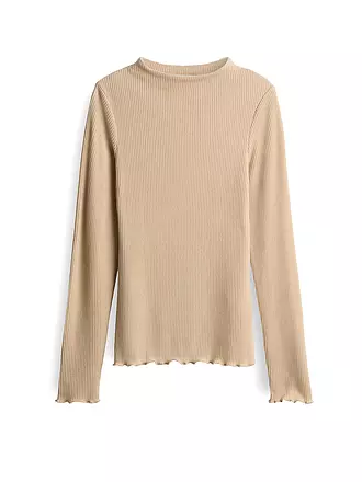 OPUS | Langarmshirt SOMANZI | beige